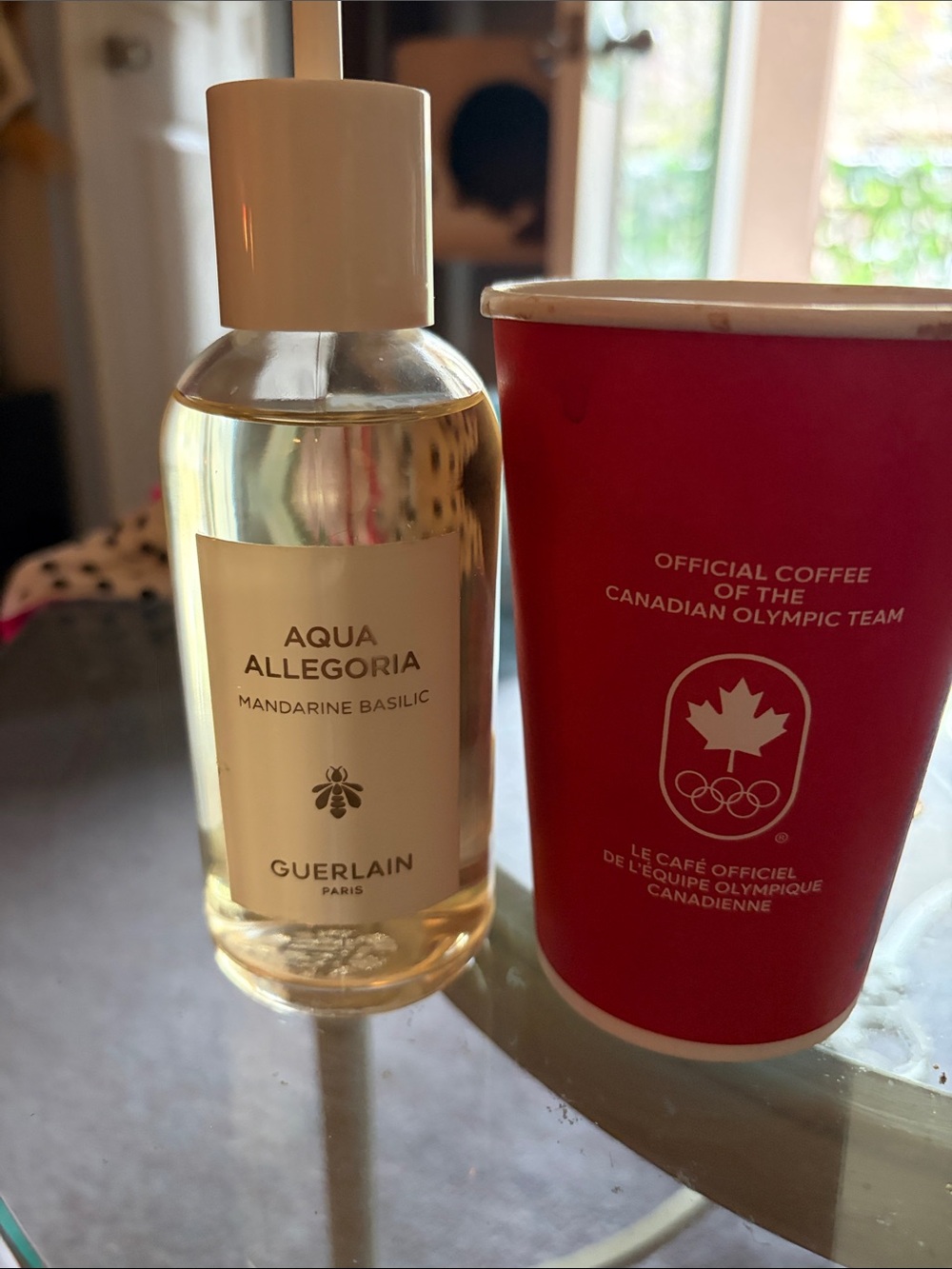 GUERLAIN Aqua Allegoria Mandarine Basilic Spray — White & Clear Bottle
